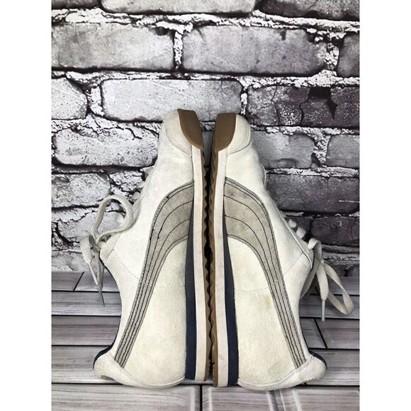 Caterpillar CAT Ivory Canvas Fabric Lace Low Top Work Shoes Men’s Sz 8M US/41EU - Picture 14 of 16